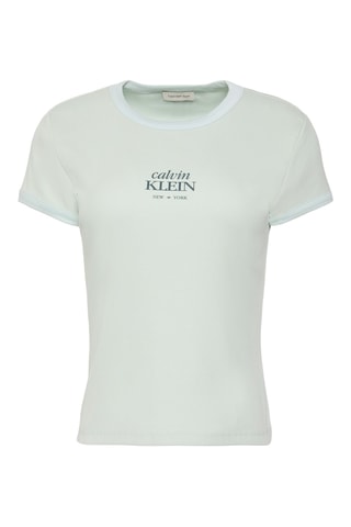 T-shirt slim - Vert d’eau