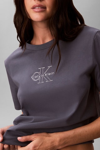 T-shirt regular - Gris foncé