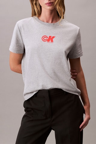 T-shirt - Gris clair chiné