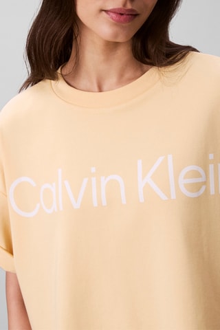 T-shirt boxy cropped - Jaune
