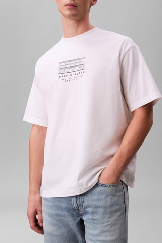 T-shirt relaxed - Blanc