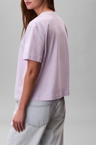 T-shirt relaxed - Mauve