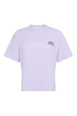 T-shirt relaxed - Mauve
