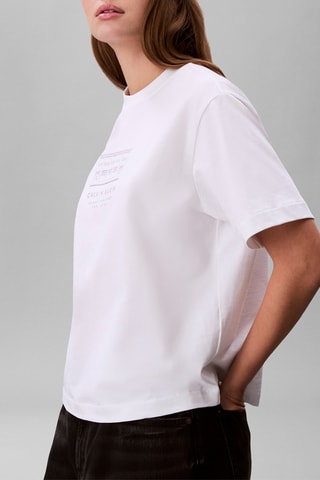 T-shirt ample - Blanc