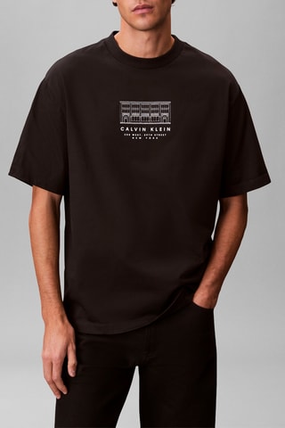 T-shirt relaxed - Noir