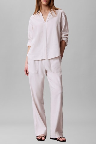 Blouse en lin - Beige
