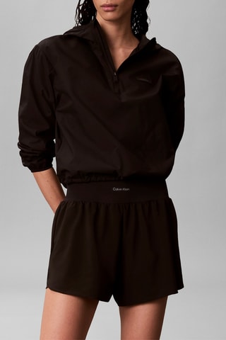 Short 2-en-1 taille haute - Noir