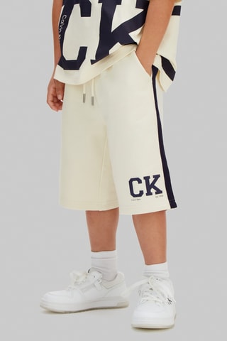Short en coton biologique - Ecru
