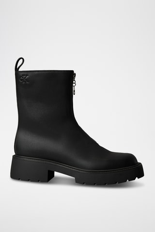 Bottines en cuir - Noir