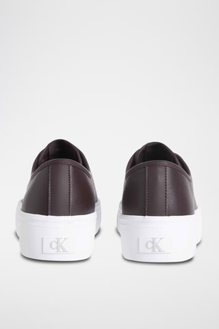 Baskets en cuir - Bordeaux