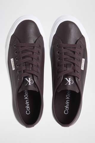 Baskets en cuir - Bordeaux