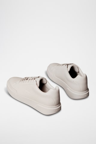 Baskets en cuir - Gris clair