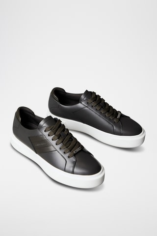 Baskets en cuir - Noir