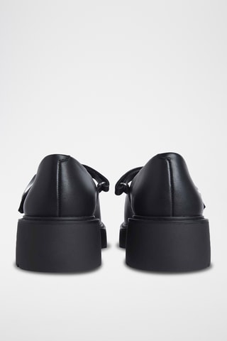Babies en cuir - Noir