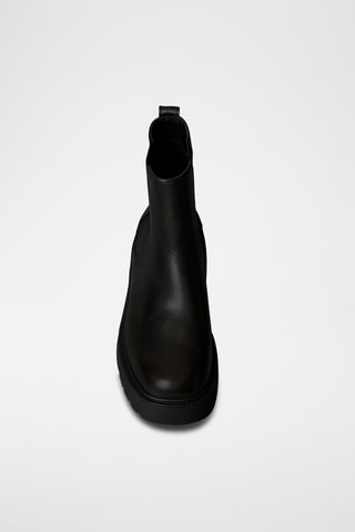 Bottines Chelsea en cuir - Noir