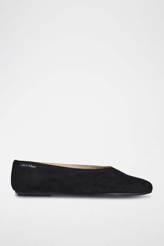 Ballerines en nubuck - Noir