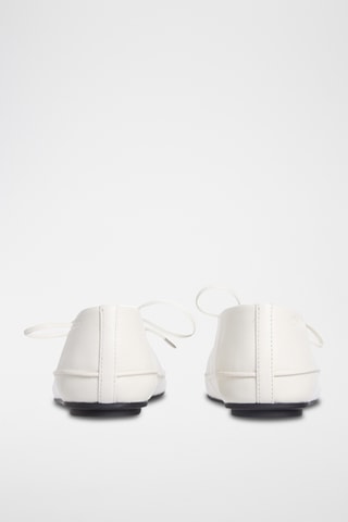 Ballerines en cuir - Blanc
