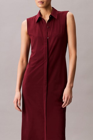 Robe midi - Rouge