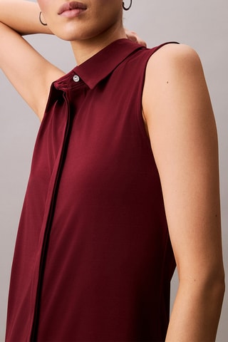 Robe midi - Rouge