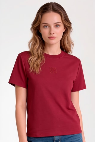 T-shirt Lux Interlock - Rouge