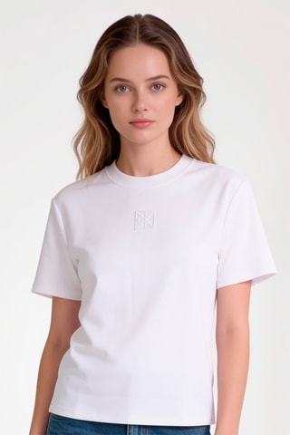 T-shirt Lux Interlock - Blanc