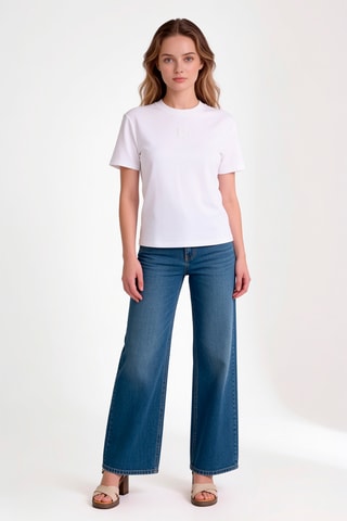T-shirt Lux Interlock - Blanc