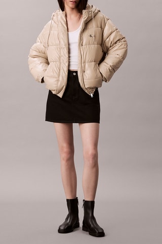 Doudoune à capuche - Beige