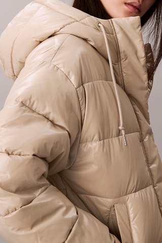 Doudoune à capuche - Beige