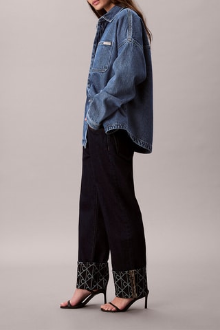 Jean relaxed crop - Indigo