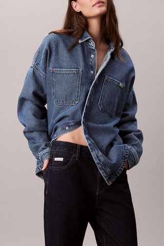 Jean relaxed crop - Indigo