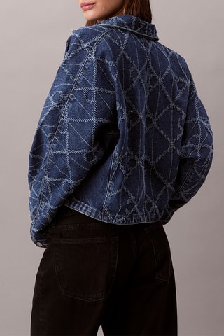Veste en jean - Bleu cobalt