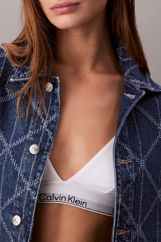 Veste en jean - Bleu cobalt