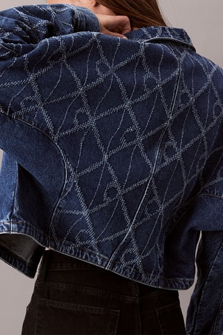 Veste en jean - Bleu cobalt