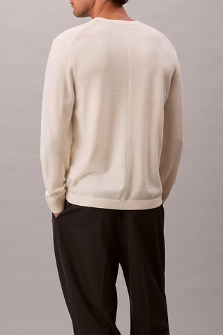 Pull en mérinos - Ecru