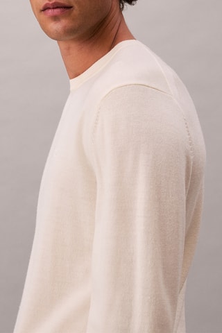 Pull en mérinos - Ecru