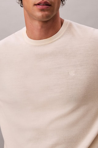 Pull en mérinos - Ecru