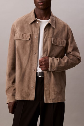 Veste en nubuck - Taupe