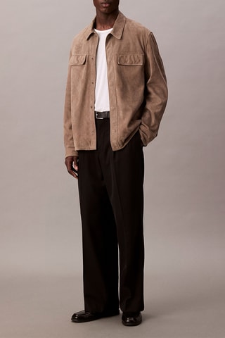 Veste en nubuck - Taupe