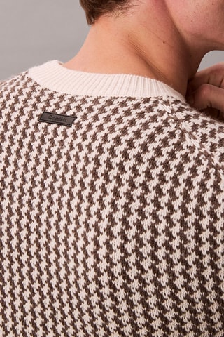 Pull en laine - Beige clair et marron