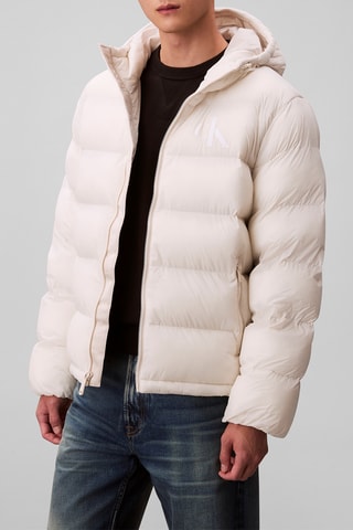 Doudoune à capuche - Blanc