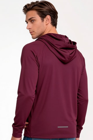 Sweat à capuche LS - Bordeaux