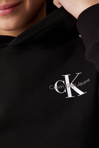 Sweat à capuche en coton biologique - Noir