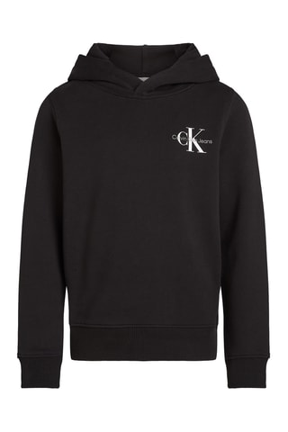 Sweat à capuche en coton biologique - Noir