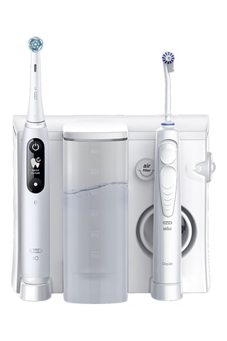 Coffret Oxyjet & brosse a dents électrique - IO6 Series - Blanc 