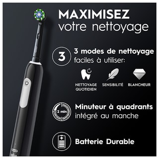 Brosse à dents - Series 1 Oral-B Pro - Noir