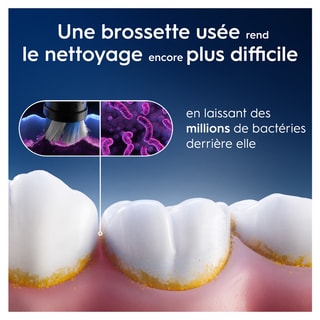 Lot de 6 brossettes de rechange - Ultimate Clean - Noir