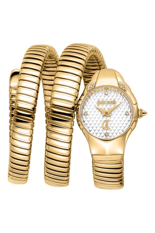 Reloj de cuarzo de acero - Dorado y plateado