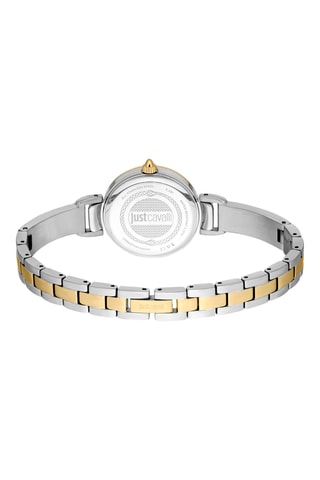 Montre à quartz en acier - Argenté et doré