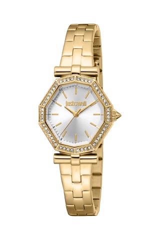 Montre à quartz en acier - Doré et argenté