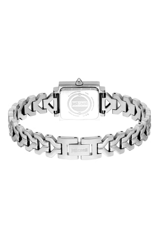 Reloj de cuarzo de acero - Plateado y negro